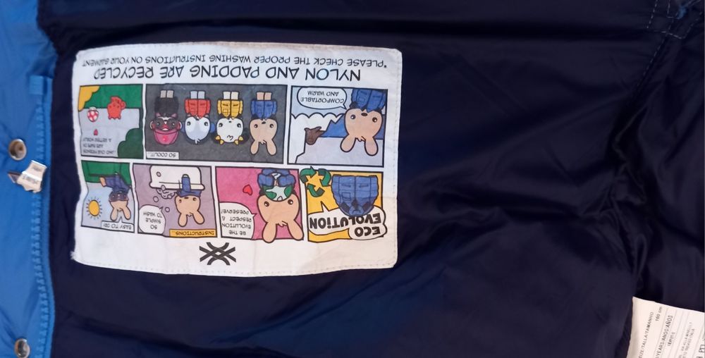 Kispo de rapaz azul novo usado uma vez!