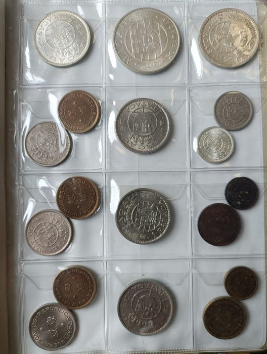 Coleção de moedas de Macau de 1952 a 1980