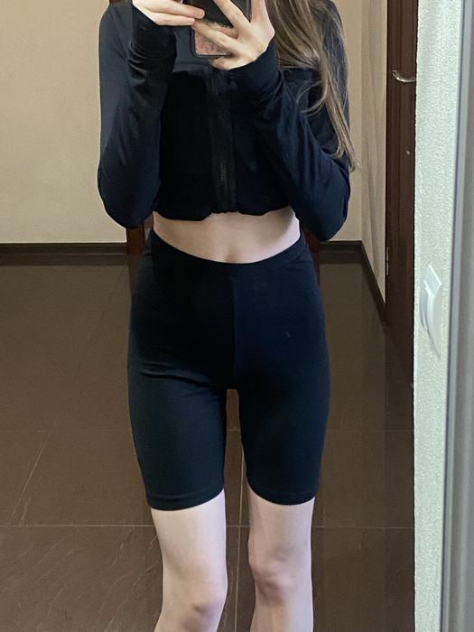 Велосипедки primark xs ідеальний стан / чорні спортивні шорти