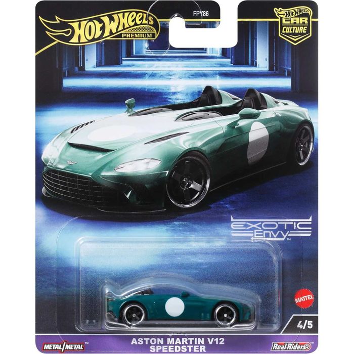 Hot Wheels Premium Exotic Envy Auto Aston Martin V12 Speedster 4/5