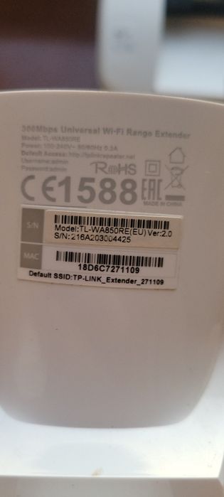 300Mbps Wi-Fi Range Extender