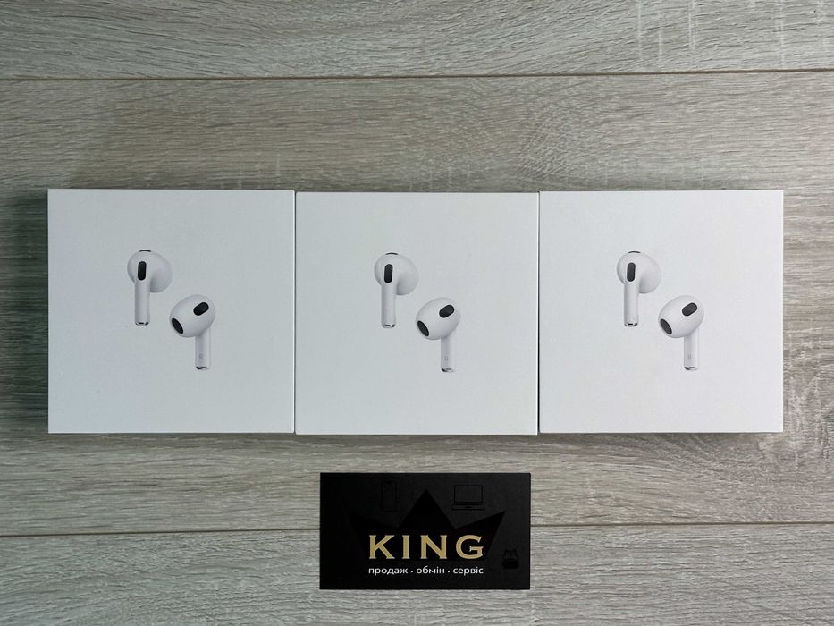 Навушники Apple AirPods 3 with MagSafe Charging Case (MME73) НОВІ ОРІГ