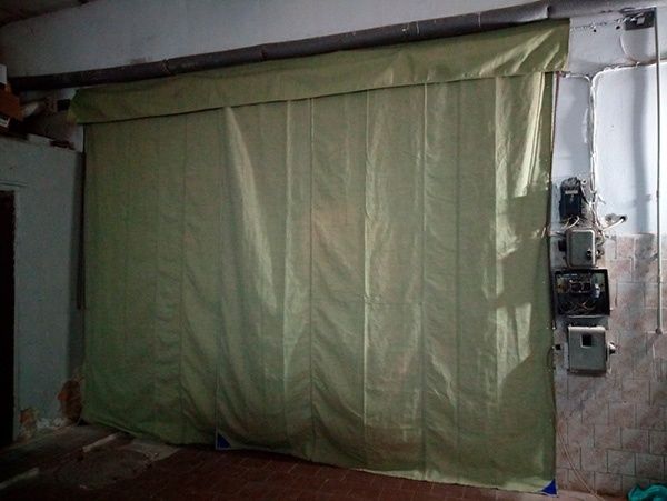БРЕЗЕНТОВАЯ штора для гаража от производителя!