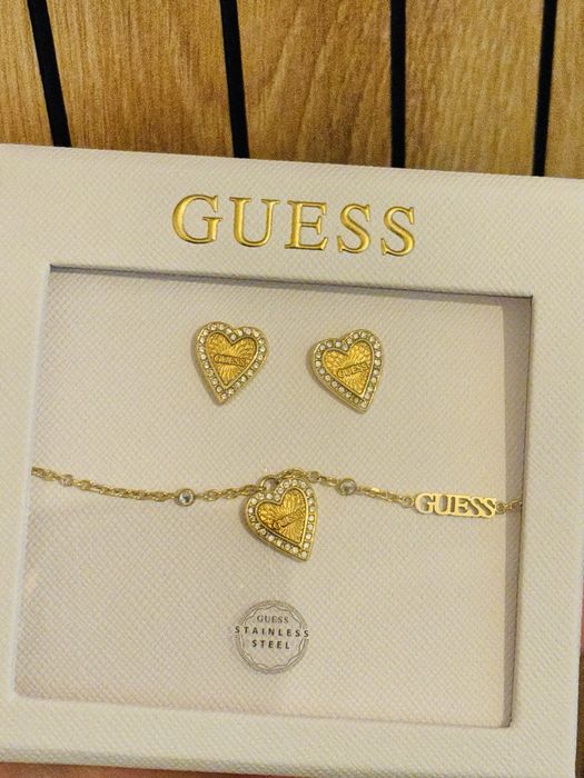 Zestaw bizuterii Guess nowy