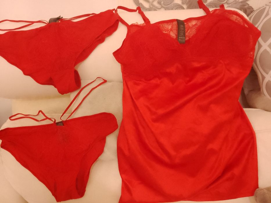 Komplet bielizny 14 czerwony