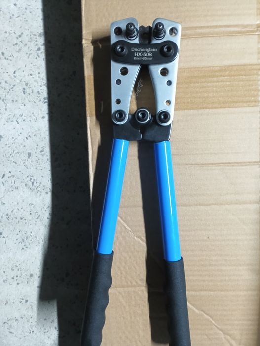 zaciskarka do końcówek kablowych Dechengbao HX-50B.
