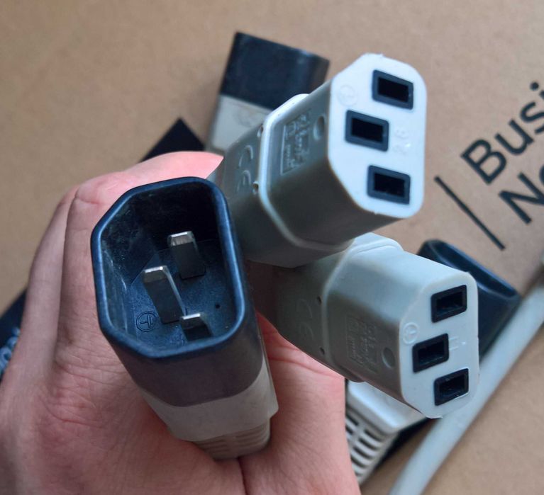 Кабель живлення перехідник з C14 на 2шт C13, для ПК, сервера, ДБЖ UPS