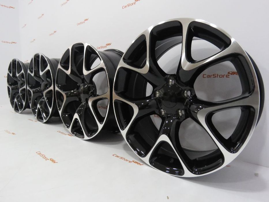 Jantes Look Opel Astra OPC 17 x 7 et35 5x105 Preto + Polido