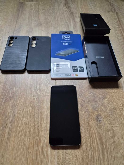 Samsung S23 + szkło + case x2