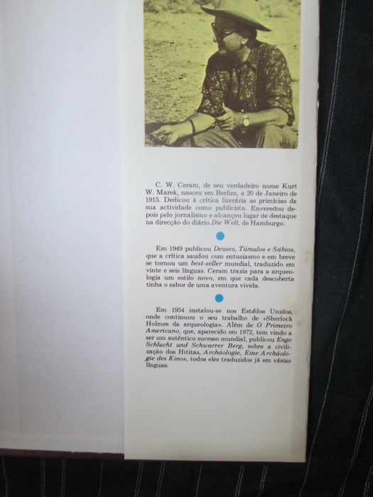 O Primeiro Americano, de C. W. Ceram