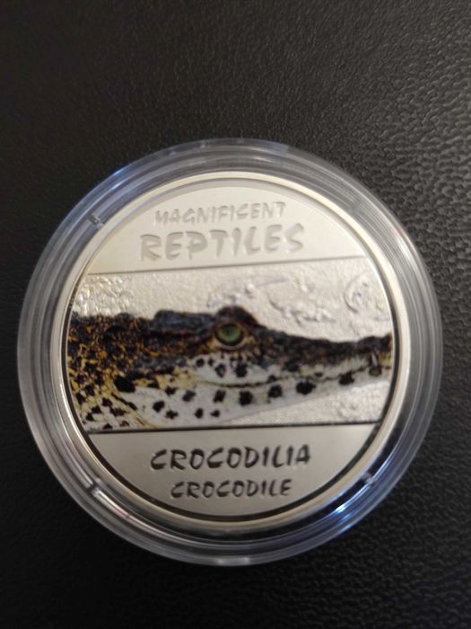 Набор монет Конго - РЕПТИЛИИ - 4 Монеты