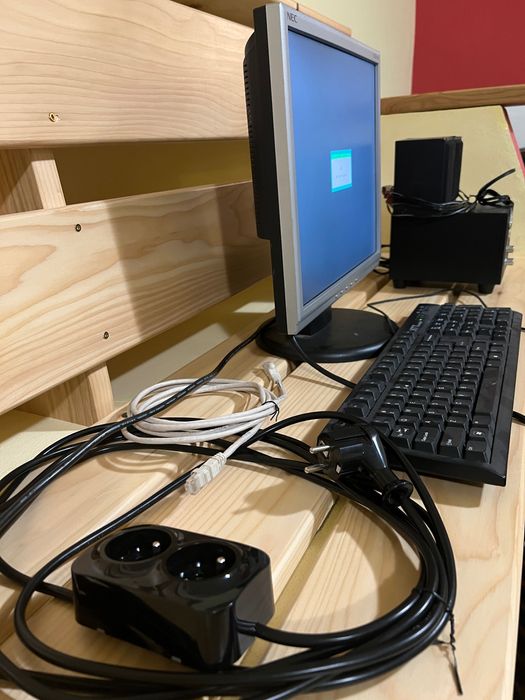 Retro zestaw komputer PC stacjonarny