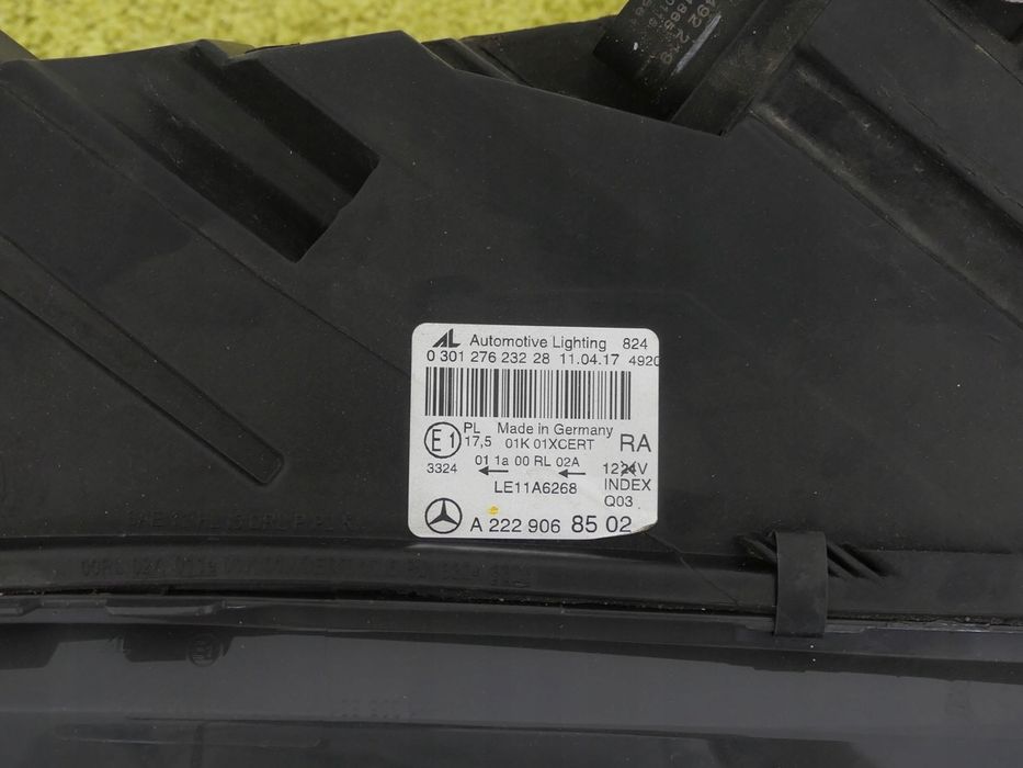 lampa prawa mercedes s 222 w222 full led 13- igła