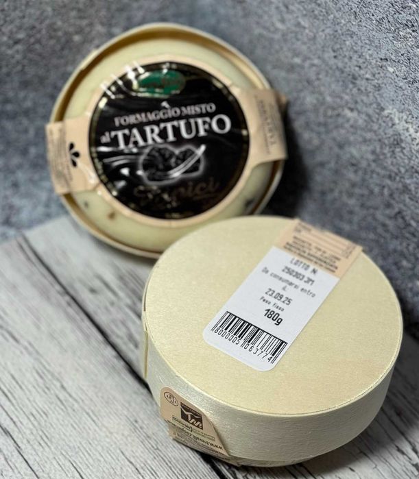 АКЦІЯ Сир із чорним трюфелем Trevalli Formaggio Misto al Tartufo 180 г