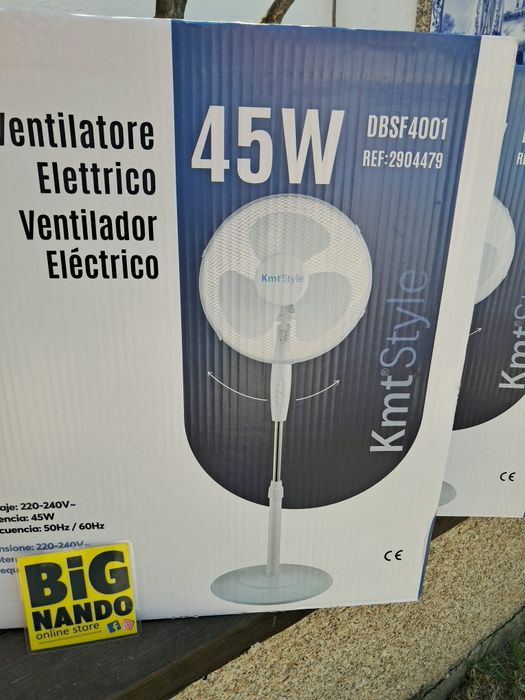 ventilador elétrico de pé 45v 16 polegadas novo