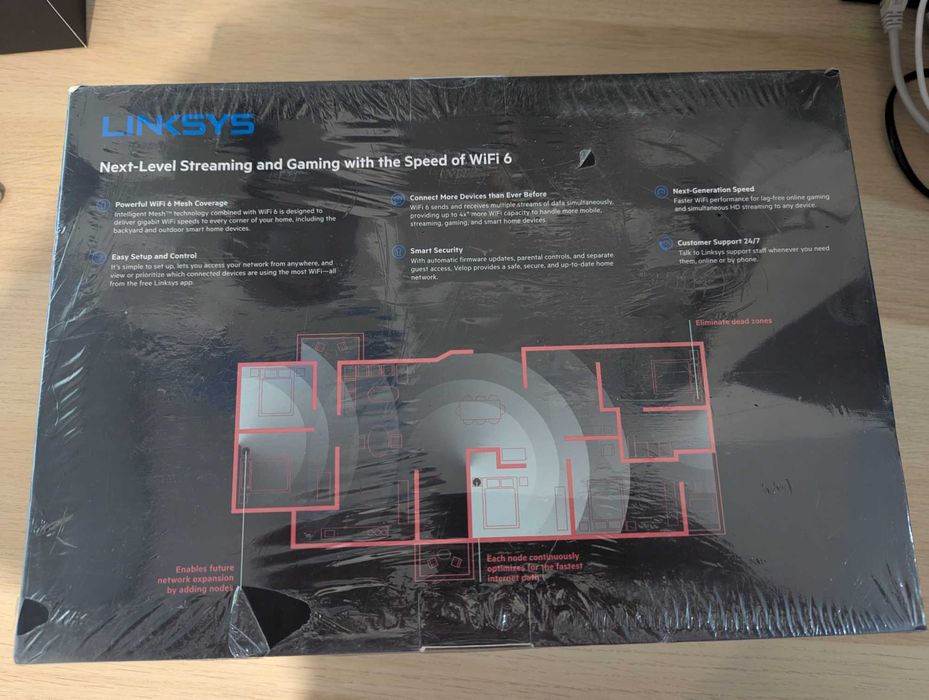 Розпродаж! MX4000 2 премиум роутера Linksys CISCO Velop WiFi6 Mesh USA