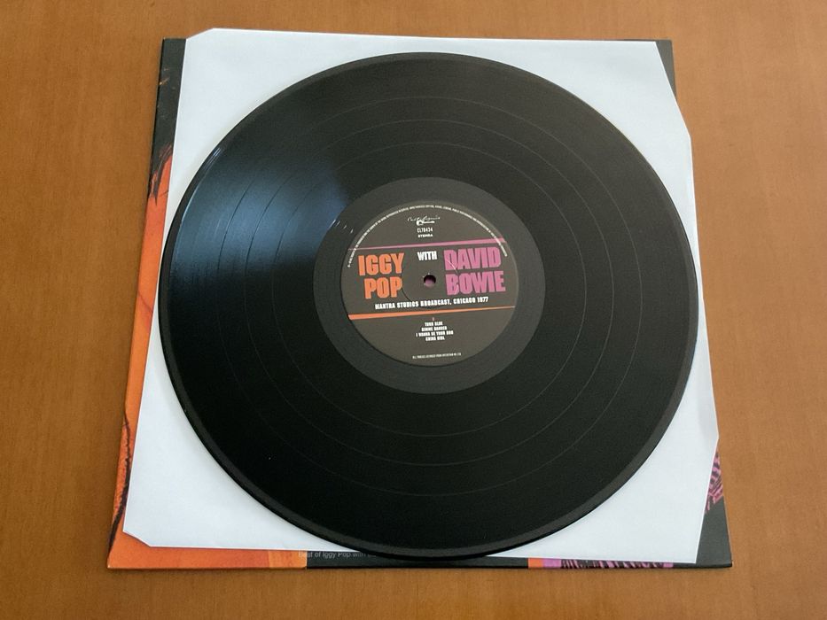 Iggy Pop with David Bowie - Mantra Studios Broadcast Vinil Matosinhos E ...