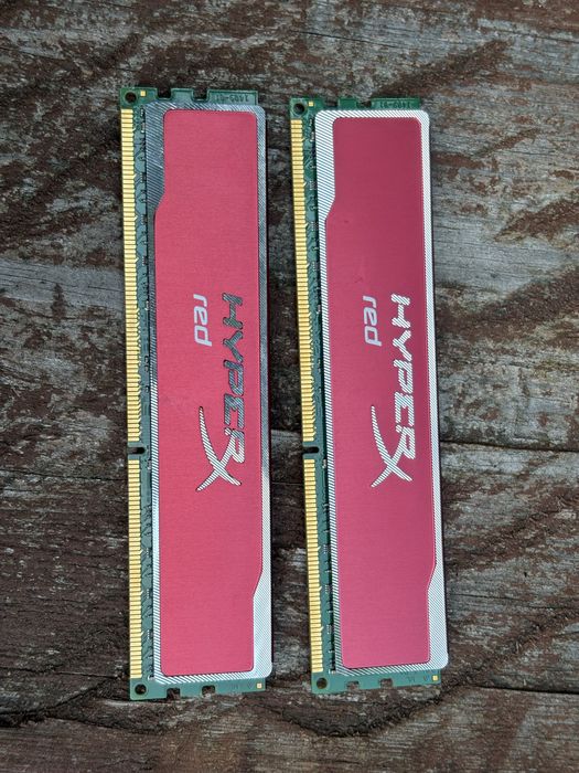 HyperX Fury Red 8 GB DDR3 2 kości