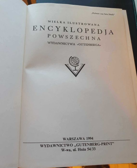 encyklopedia powszechna Gutenberga 22 tomy