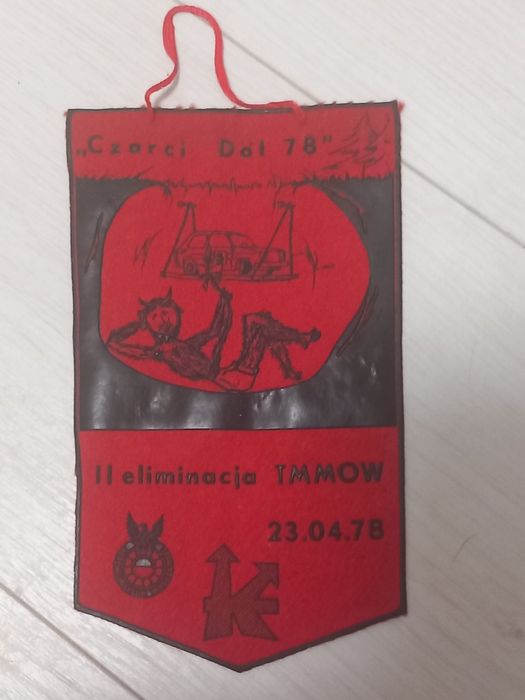 126p  proporczyk czarci dół 1978r.