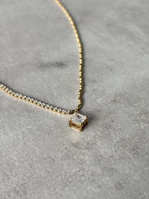 Elegancki naszyjnik Cyrkonia bling Hot