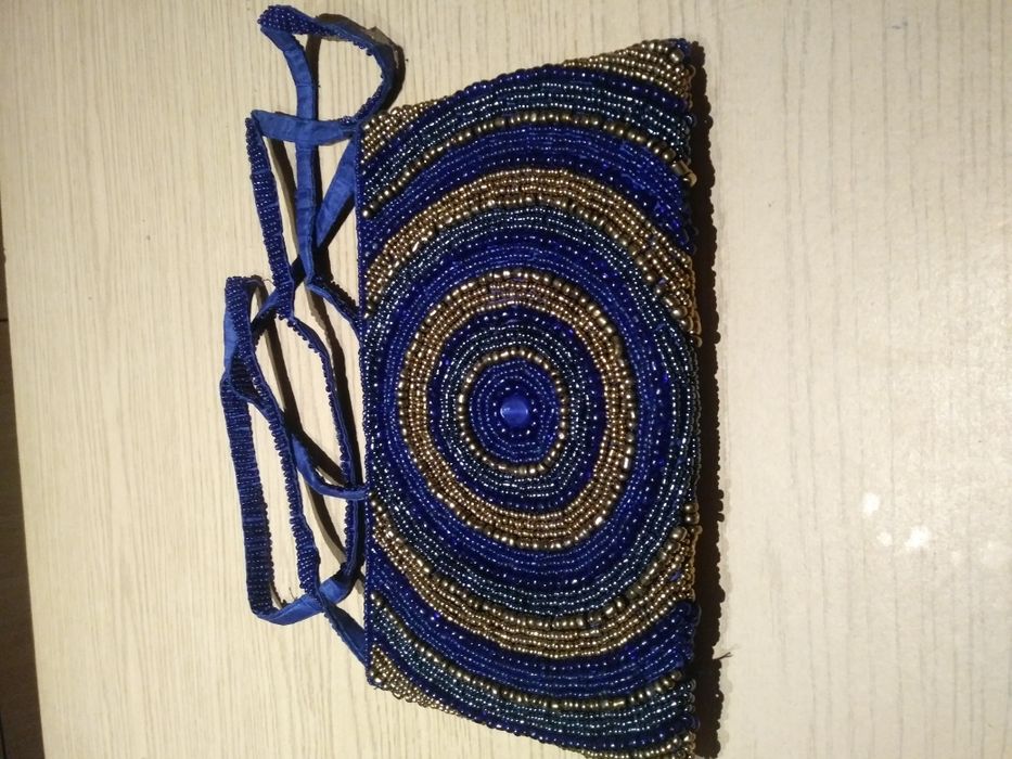 Torebka z koralikami koralikowa