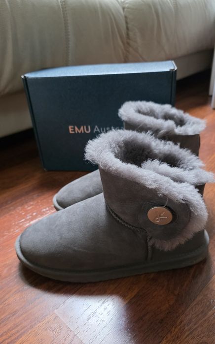 Zimowe buty EMU Australia oryginalne skóra wełna merynosów 41,5 42 27c
