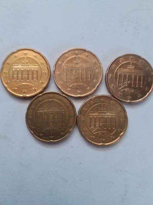 Piekny zestaw 2 eurocent