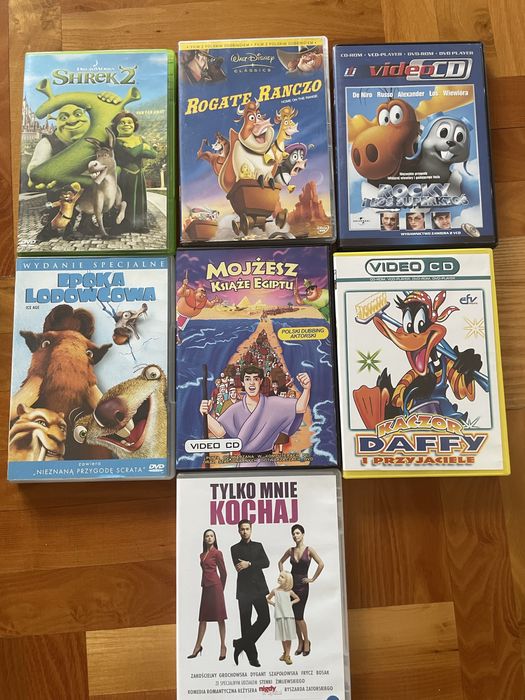 Plyty DVD bajki i nie tylko