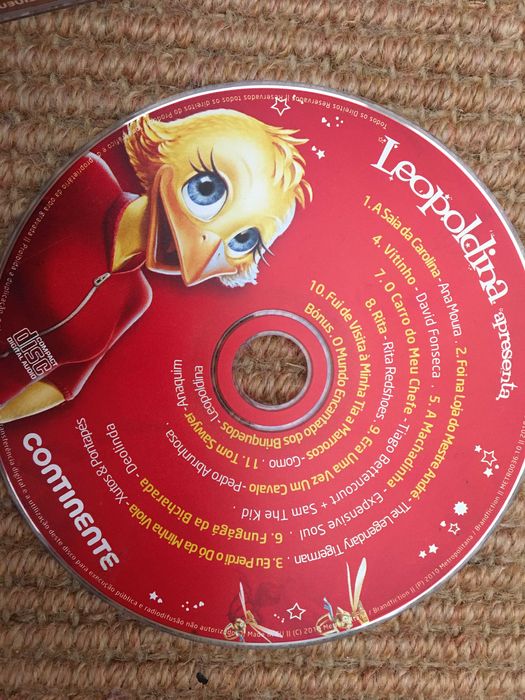 3 CDs de música Leopoldina