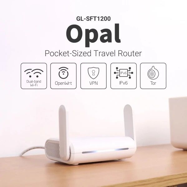 Wi-Fi роутер GL.iNet OPAL (GL-SFT1200) з підтримкою VPN і Tor
