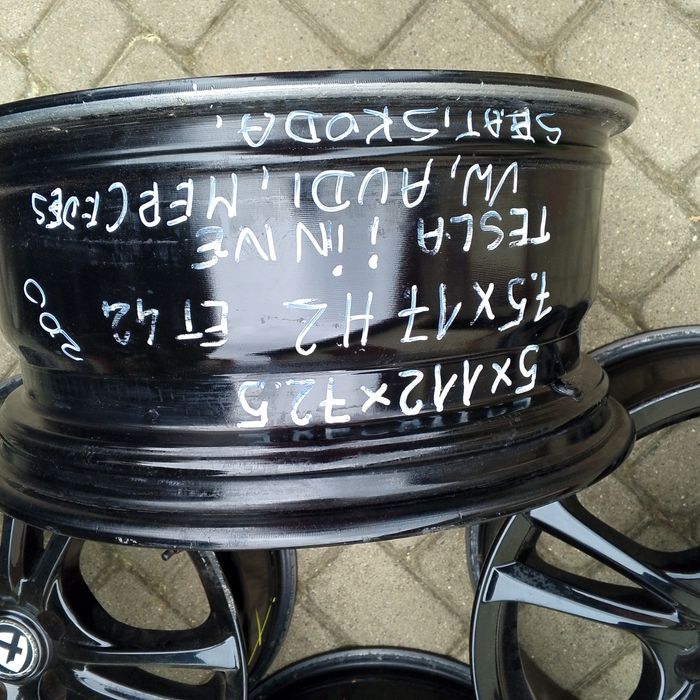 alufelgi czarne 4 szt. 17 cali VW, Audi, Skoda,Mercedes