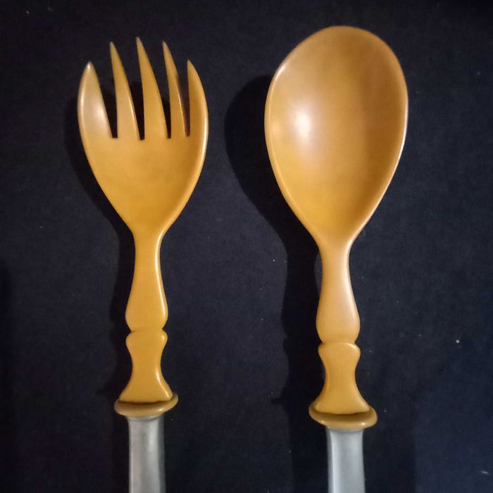 Colher e garfo vintage ArtDeco
