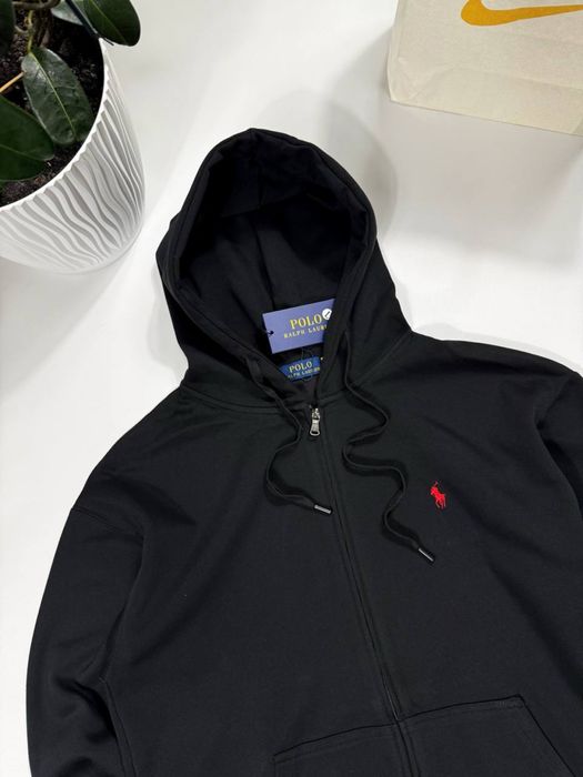 Zip худі Polo Ralph Lauren чорне | Стильне