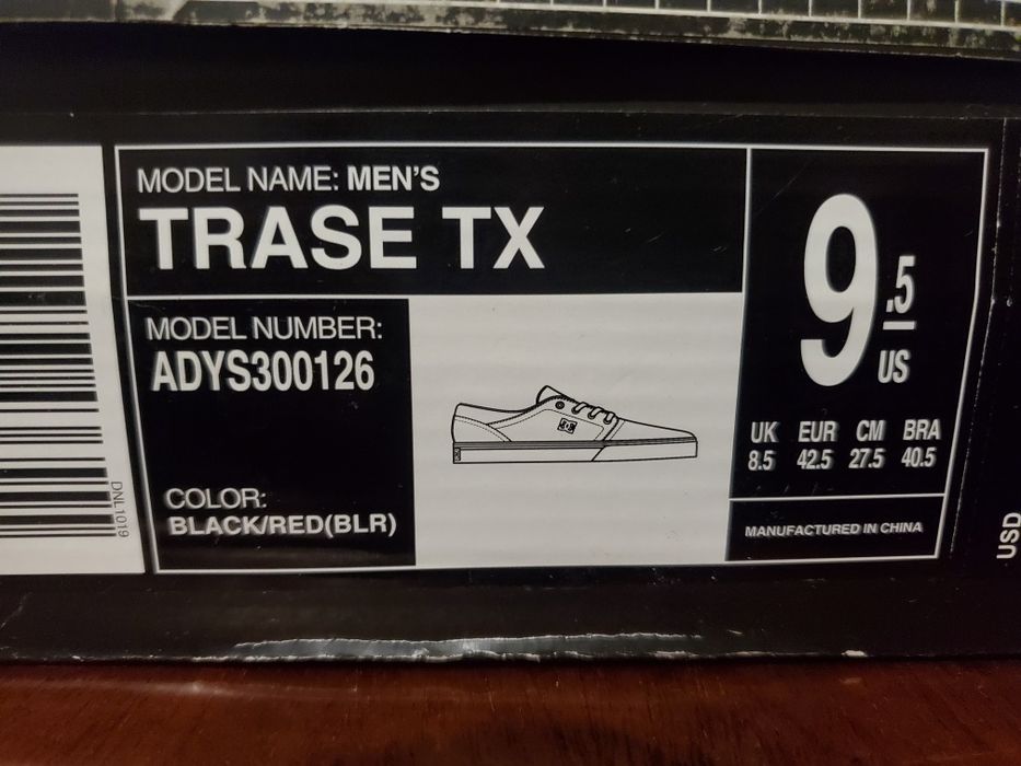 Кеди DC Shoes Trase TX, 42.5 EU, 9.5 US. Оригінал