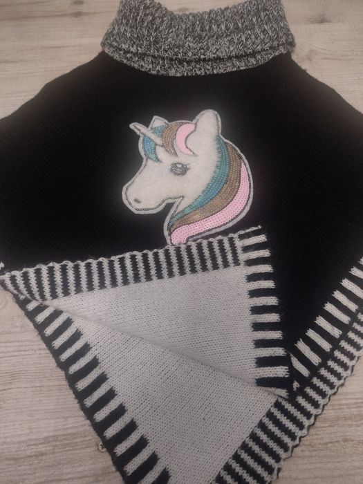 poncho dziewczęce