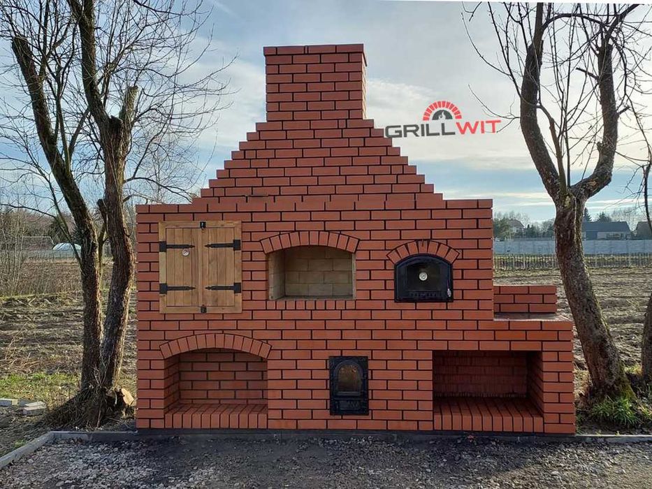 Grill murowany wedzarnia murowana grillo wedzarnia grill ogrodowy