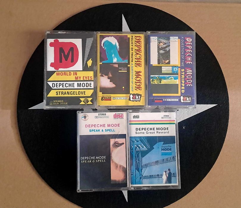 5 Kaset Magnetofonowych Depeche Mode