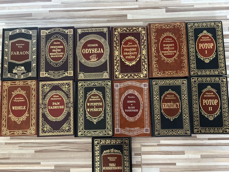 Zestaw Książek Klasyka Literatury - ozdobne wydania