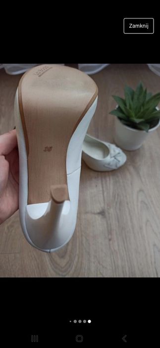 Białe buty rozmiar 35
