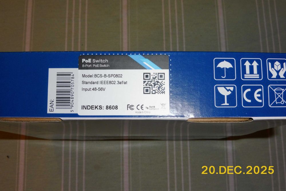 Switch POE 8 Portów