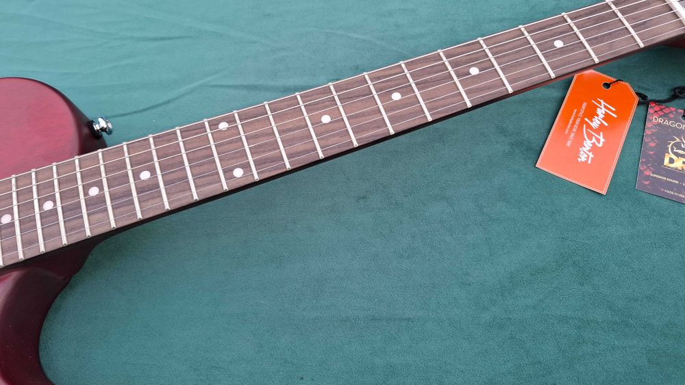 Gitara Elektryczna - Harley Benton Les Paul SC-Jr Faded Cherry Red
