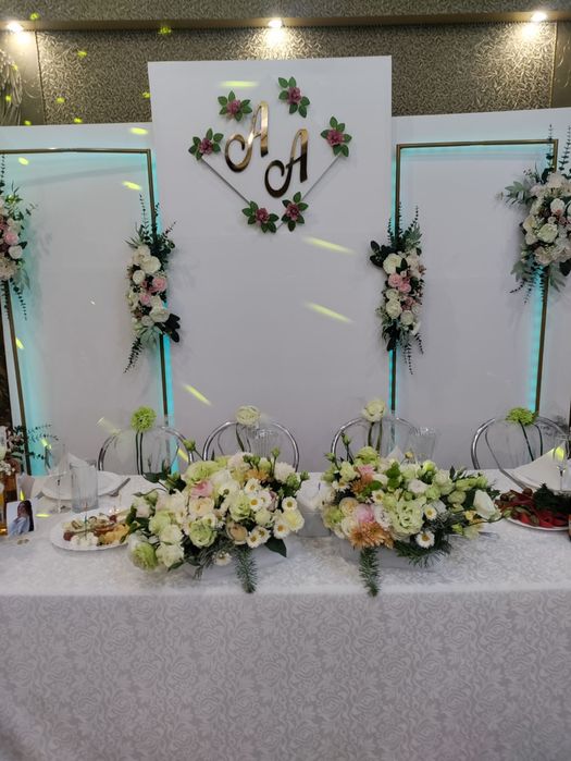 Фотозона, украшения свадьбы