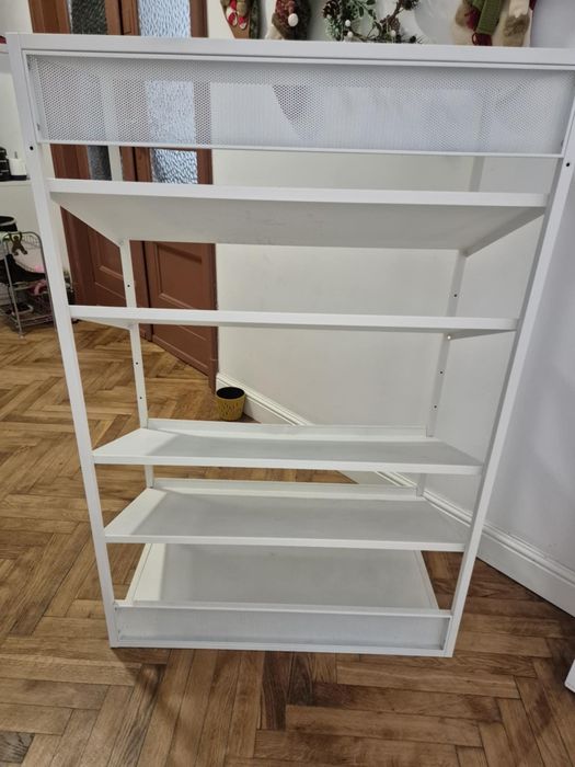 Regał na buty biały Ikea platsa otwarty szafka na buty