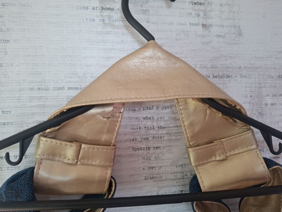 Granatowa torba shoperka Sacco