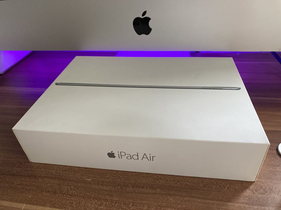 iPad Air pudełko opakowanie box Wi-Fi Cellurar 16gb Space Gray