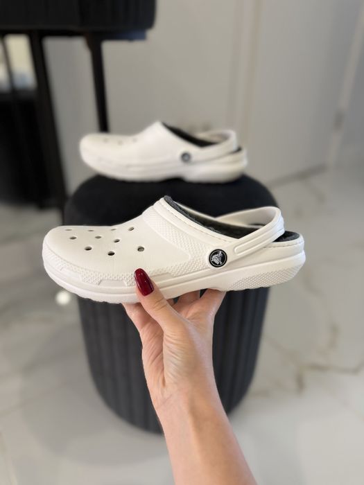Женские Crocs утепленные жіночі Crocs утеплені сабо Crocs шльопанці Crocs Classic Clog жіночі крокси