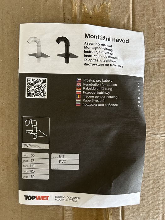 Przepust kablowy Topwet 160