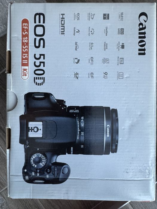 Фотоаппарат Canon EOS 550d + 3 объектива