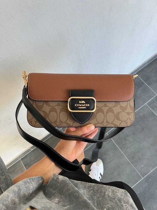 Сумка Coach 26см шкіра